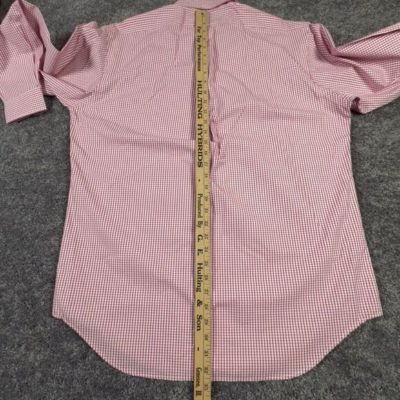 Polo Ralph Lauren L/S Oxford Button Front Shirt Men's M Red Gingham Check *READ* - Picture 7 of 7